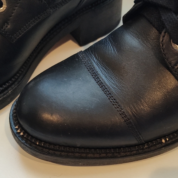 Chanel Quilted Lace-Up Boots, Size 39.5 - Picture 10 of 16